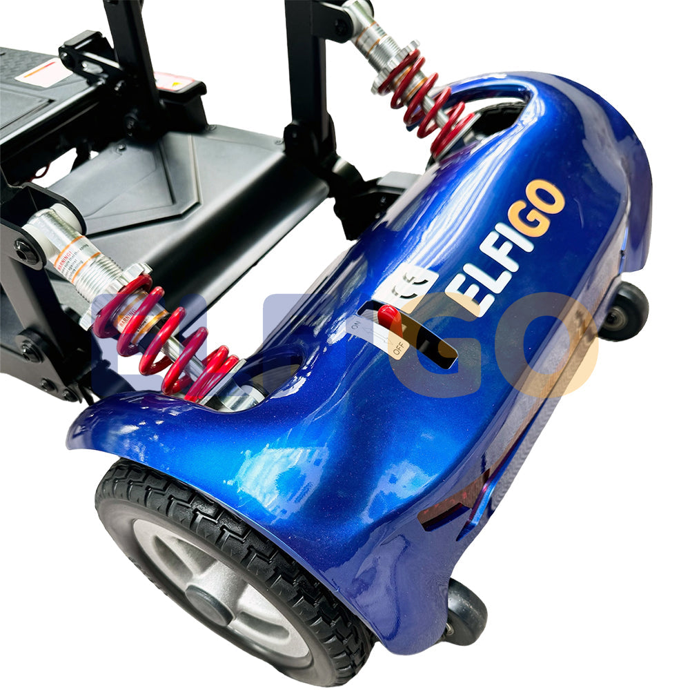 T350 Foldable Mobility Scooter Rear Suspension