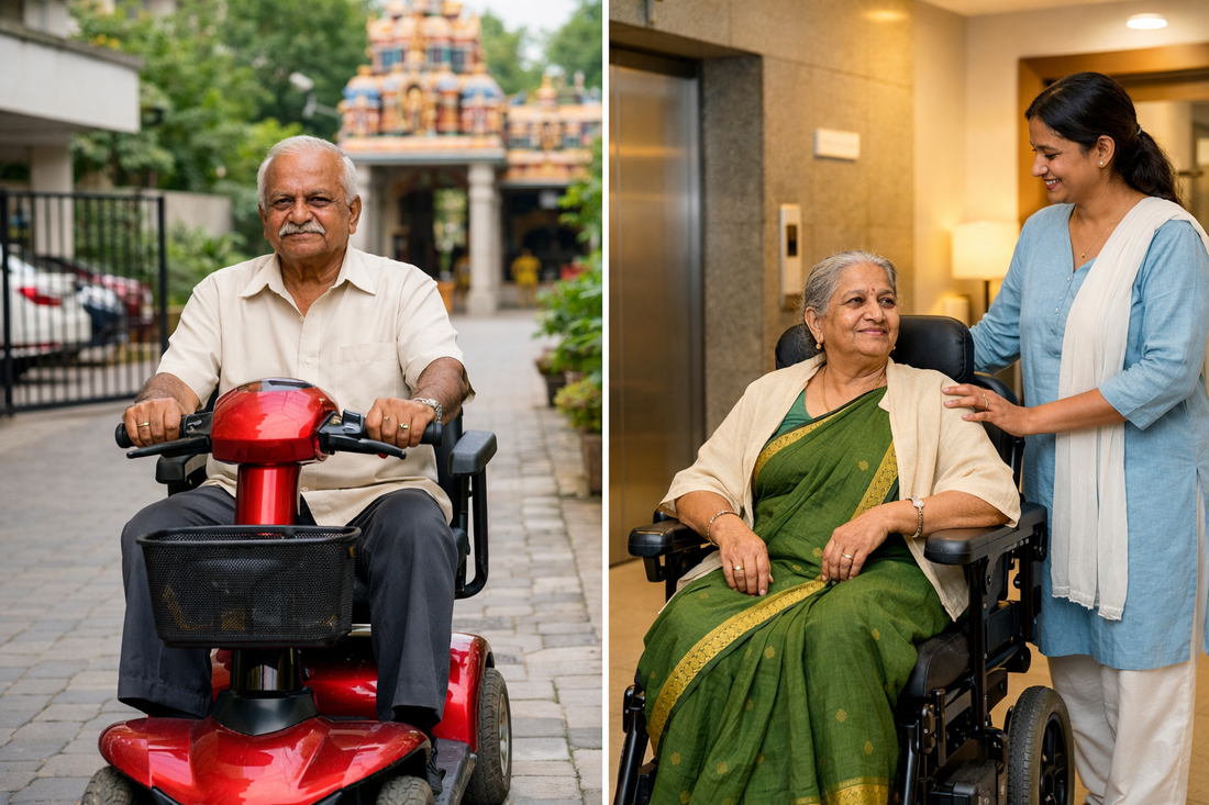 Choosing Between an Electric Wheelchair or Mobility Scooter in India: What Doctors & Rehab Specialists Recommend