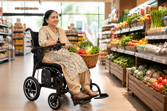 How Electric Wheelchairs Make Grocery Shopping Easier for Indian Seniors
