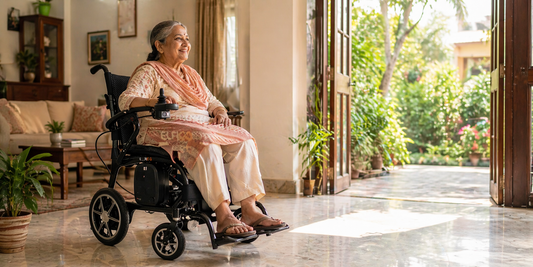 Electric Wheelchair for Stroke Recovery in India: How It Supports Safe Daily Mobility