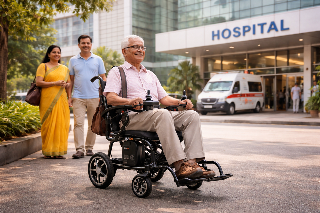 Hospital Visits in India: Why Electric Wheelchairs Are Becoming Essential for Seniors