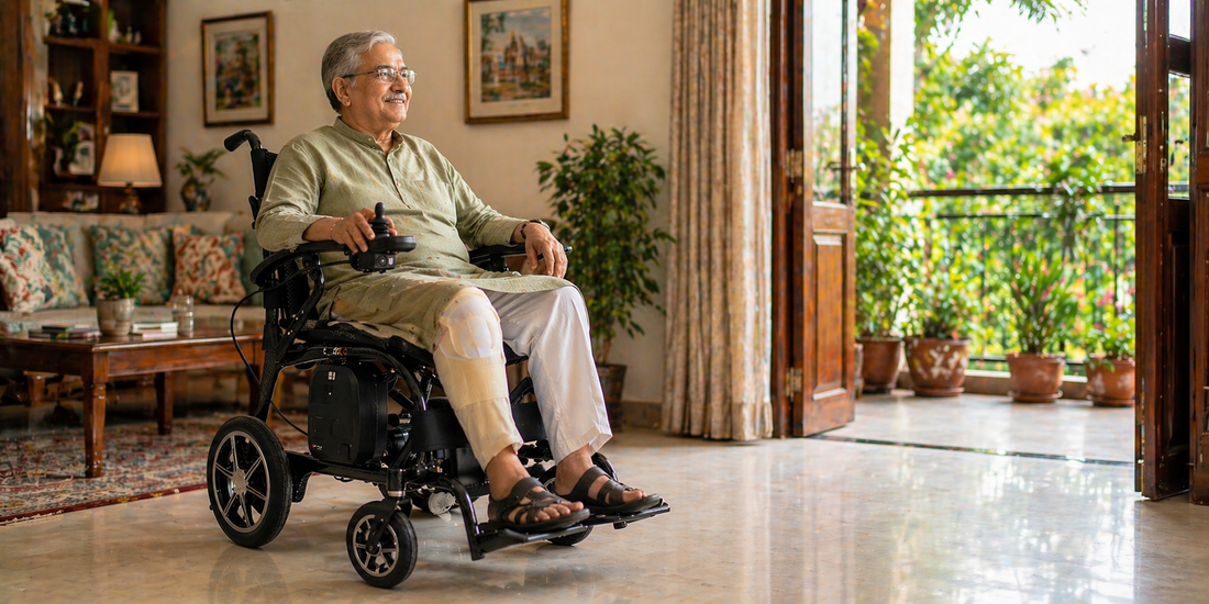 How Indian Seniors Regain Independence with an Electric Wheelchair After Knee Surgery